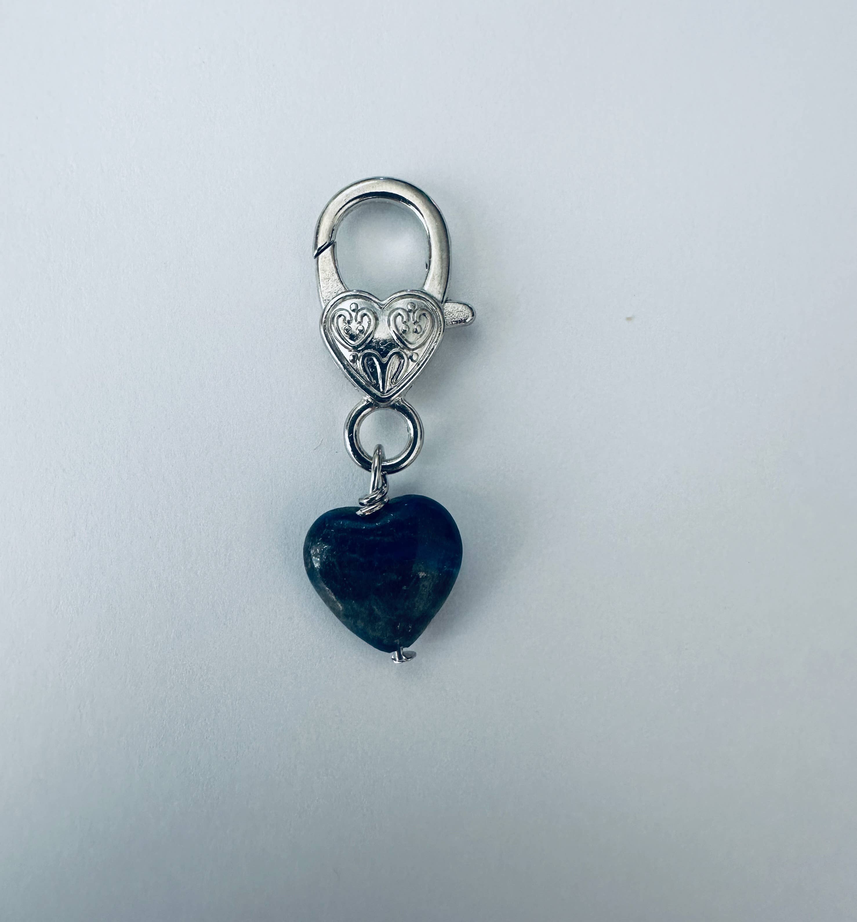 Lapis Heart Pet Pendant for Holistic Crystal Support