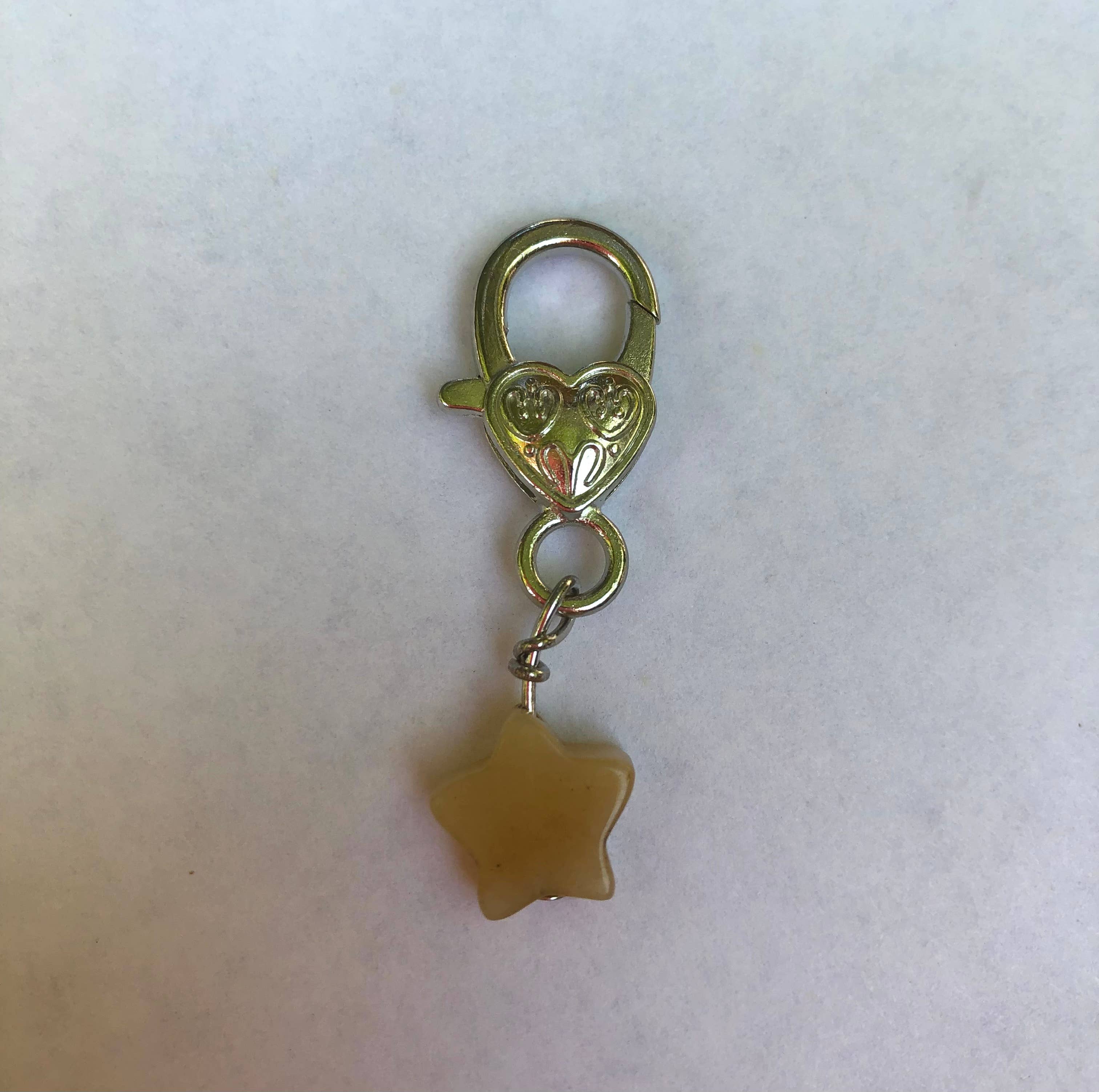 Citrine Blessings Pet Pendant Star Holistic Crystal Support