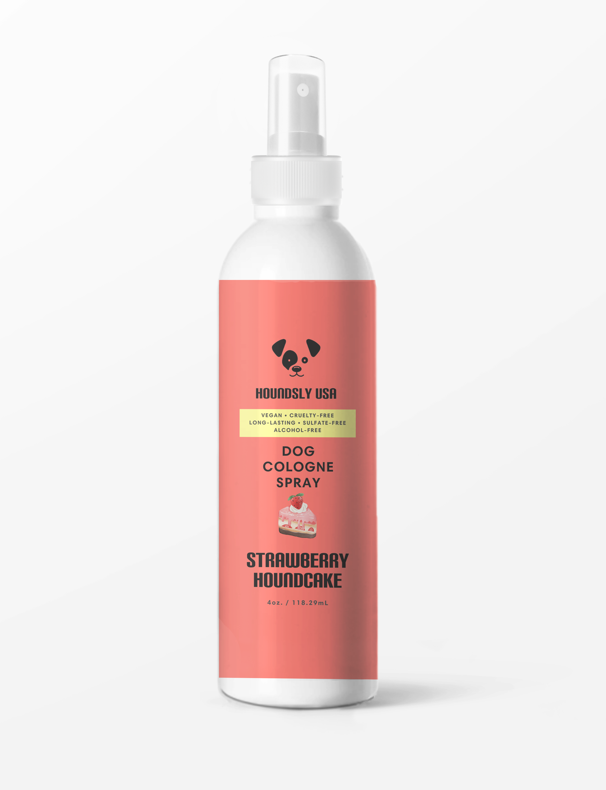 Houndsly Strawberry Houndcake Dog Cologne Spray