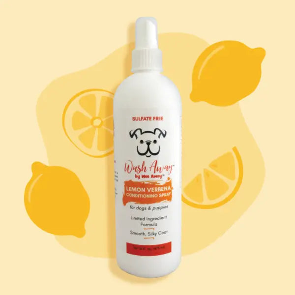 Wash Away Lemon Verbena Conditioning Spray for Dogs and Puppies